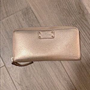 FINAL PRICE DROP! Kate Spade Pink Metallic Wallet